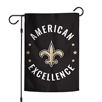 WinCraft New Orleans Saints 12" x 18" Double-Sided America 250 Garden Flag