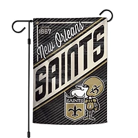 Drapeau de jardin d'équipe WinCraft New Orleans Saints 12'' x 18''