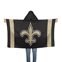 Drapeau à capuche WinCraft New Orleans Saints 3' x 5'