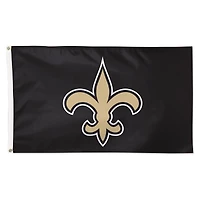WinCraft New Orleans Saints 3' x 5' Logo principal simple face - Drapeau