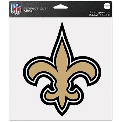 Autocollant de voiture couleur WinCraft New Orleans Saints 8'' x 8''
