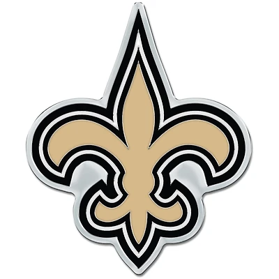 WinCraft New Orleans Saints Colored Chrome Auto Emblem