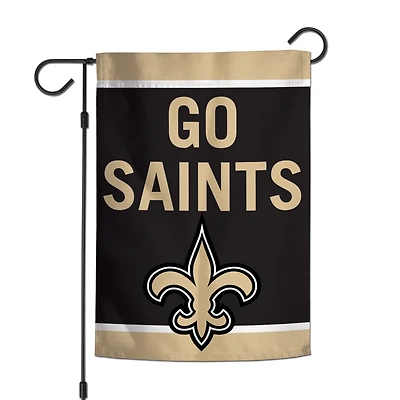 WinCraft New Orleans Saints Team Drapeau de jardin 2 faces 12'' x 18''