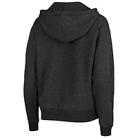 Sweat à capuche '47 Heather Charcoal New Orleans Saints Cross Script Emerson pour femme