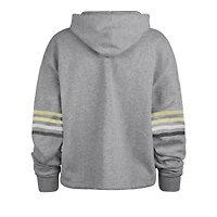 Women's '47 Heather Gray New Orleans Saints Upland Bennett Pullover Hoodie