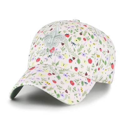 Women's '47  Light Pink New Orleans Saints Posey Clean Up Adjustable Hat