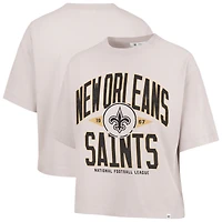 T-shirt court « 47 Natural » pour femme des Saints de la Nouvelle-Orléans, motif Windthrow Ravine