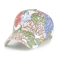 Women's '47 White New Orleans Saints Florentina Clean Up Adjustable Hat