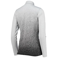 Women's Antigua White/Black New Orleans Saints Guide Full-Zip Jacket