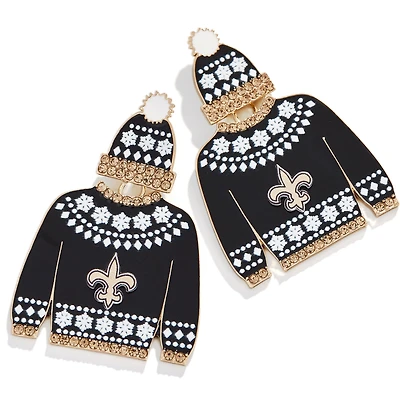 Boucles d'oreilles BaubleBar New Orleans Saints pour femme