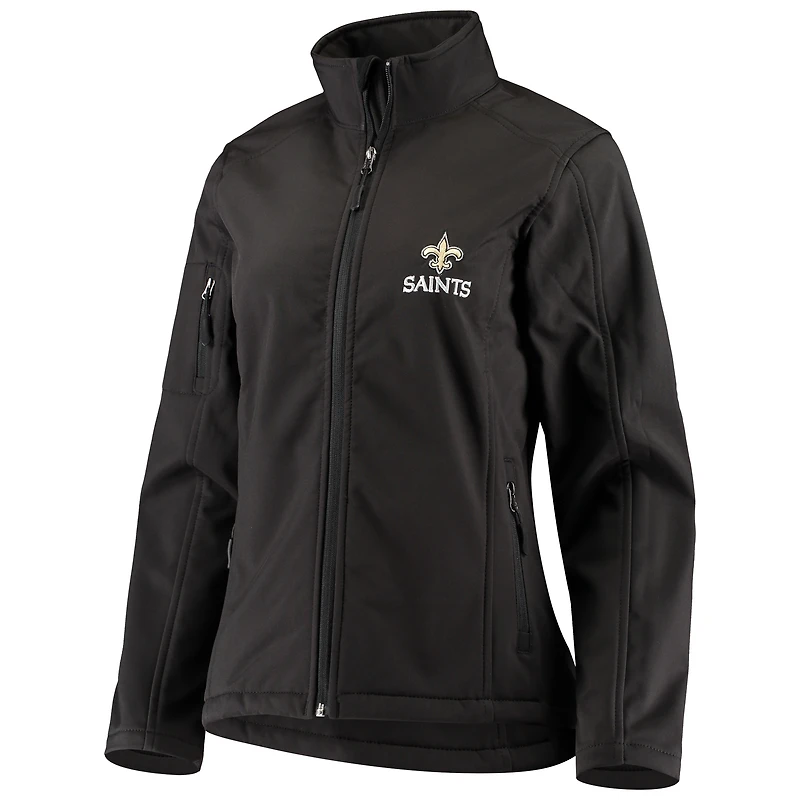 Blouson softshell noir New Orleans Saints Full-Zip Sonoma femme