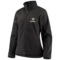 Blouson softshell noir New Orleans Saints Full-Zip Sonoma femme