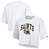 T-shirt court boyfriend blanc Champion pour femme