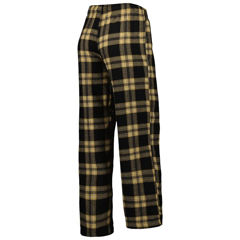 Concepts Sport Ensemble de nuit avec t-shirt et pantalon New Orleans Saints Badge pour femme Noir/doré