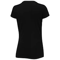 Women's Concepts Sport Black/Gold New Orleans Saints Logo Top & Pants Set