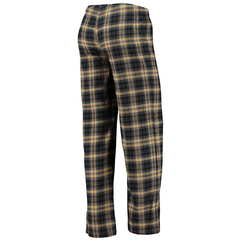 Ensemble haut et pantalon Concepts Sport noir/or avec logo des Saints de la Nouvelle-Orléans pour femme