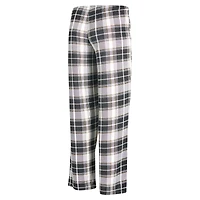 Pantalon en tricot à carreaux Ashford de la collection Concepts Sport pour femme, noir, des New Orleans Saints