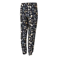 Women's Concepts Sport Black New Orleans Saints Chesnut Long Sleeve T-Shirt and Pant Sleep Set