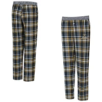 Women's Concepts Sport  Black New Orleans Saints Laney Plaid Tri-Blend Pants