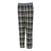 Women's Concepts Sport  Black New Orleans Saints Laney Plaid Tri-Blend Pants