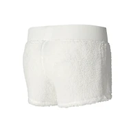 Ensemble de nuit Concepts Sport blanc pour femmes, sweaTop et short moelleux des Saints la Nouvelle-Orléans