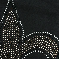 Cuce Sweat-shirt à encolure carrée pour femme New Orleans Saints Winners noir