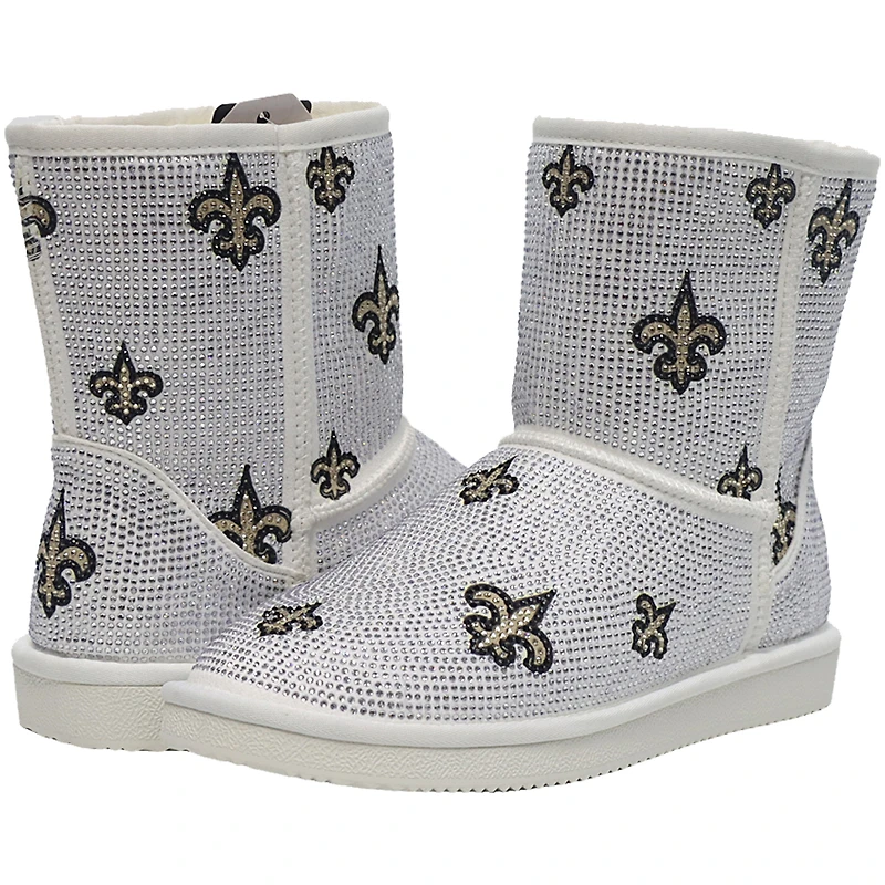 Women's Cuce New Orleans Saints Logo Pull on Ankle Boots
