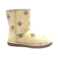 Bottes Cuce Tan New Orleans Saints avec logo intégral pour femmes