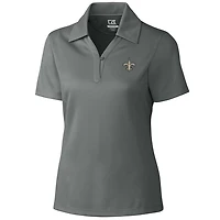 Women's Cutter & Buck Gray New Orleans Saints DryTec Genre Polo