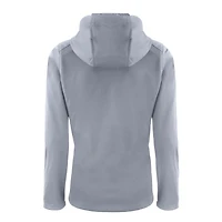 Women's Cutter & Buck Gray New Orleans Saints Evoke Eco Softshell Recycled Full-Zip Hooded Jacket