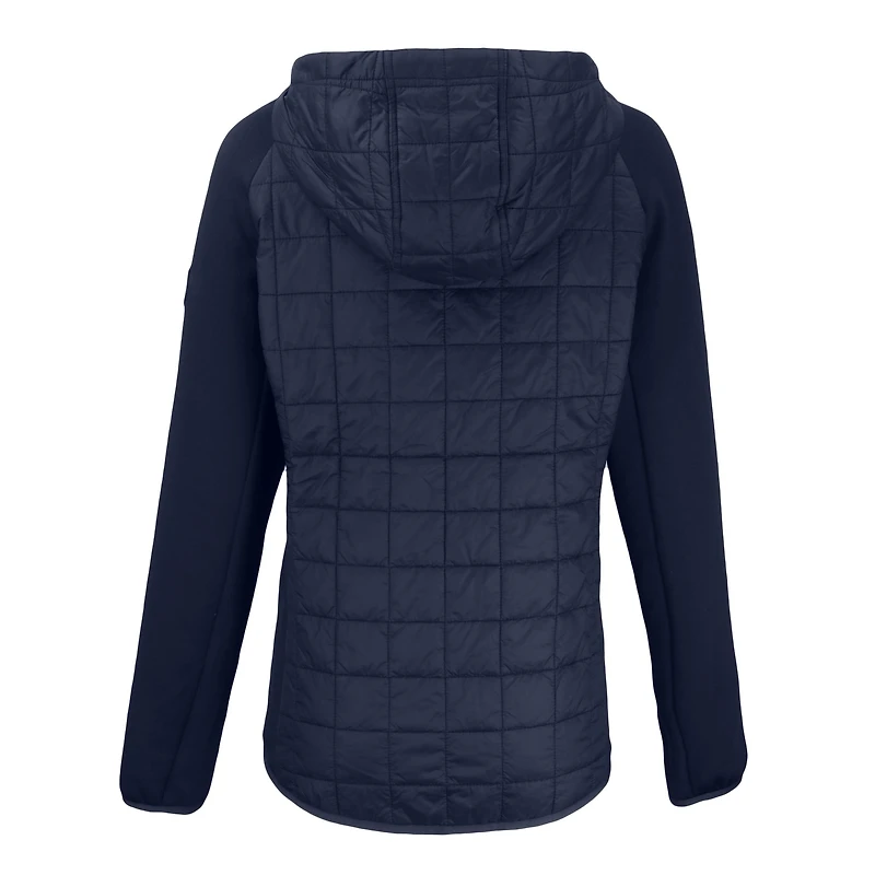 Veste hybride entièrement zippée Primaloft Eco pour femme, bleu marine, des New Orleans Saints, Americana Rainier