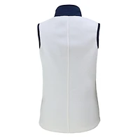 Gilet zippé en polaire Sherpa écologique Americana Cascade pour femme Cutter & Buck Oatmeal New Orleans Saints