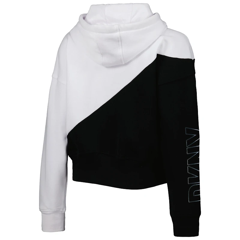 Sweat à capuche DKNY Sport New Orleans Saints Bobbi couleurs contrastées pour femme