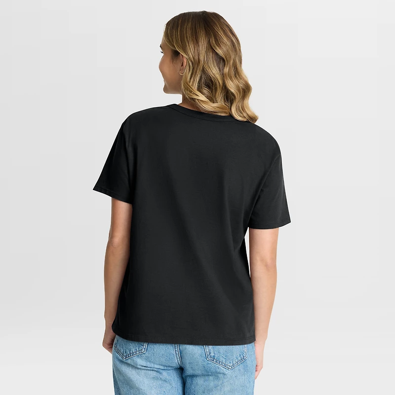 Women's Fanatics Black New Orleans Saints Blackout Kneel Down Legacy T-Shirt