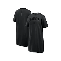 Robe noire à trois mélanges Elements Go New Orleans Saints de Fanatics pour femme