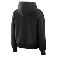 Women's Fanatics Black New Orleans Saints Eligible Receiver Legacy Pullover Hoodie