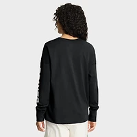 T-shirt à manches longues noir Fanatics pour femme