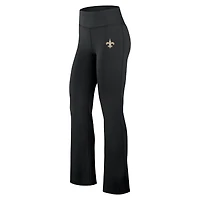 Legging évasé Maxed Out noir New Orleans Saints pour femme Fanatics