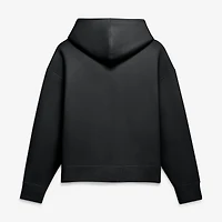 Women's Fanatics Black New Orleans Saints Relaxed High Hip Essential Legacy Hoodie