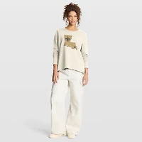 Women's Fanatics Cream New Orleans Saints Dove Legacy Long Sleeve T-Shirt