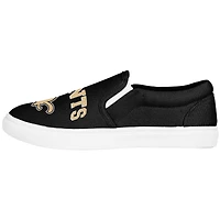 Women's FOCO New Orleans Saints Big Logo Slip-On Sneakers