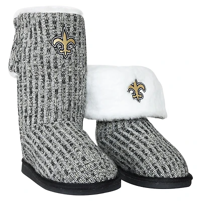 Bottes à boutons FOCO New Orleans Saints pour femmes