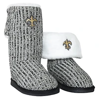 Bottes à boutons FOCO New Orleans Saints pour femmes