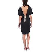 Women's G-III 4Her by Carl Banks Black New Orleans Saints Versus Swim Cover-Up