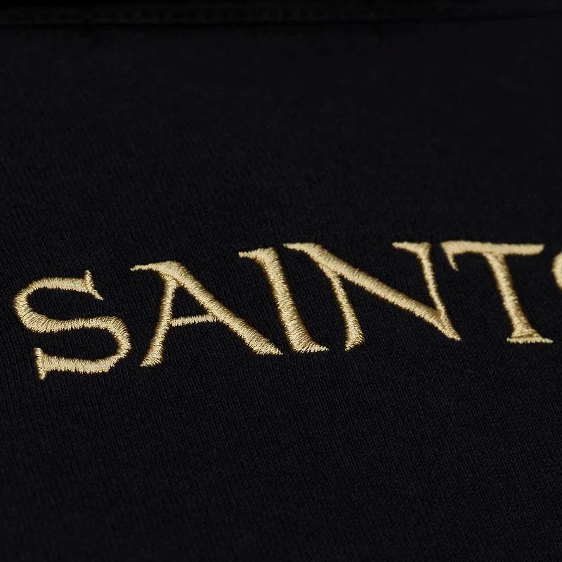 Polo de rugby court à manches longues Mitchell & Ness noir pour femme