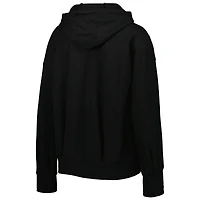 Sweat à capuche léger entièrement zippé pour femme MSX by Michael Strahan Black New Orleans Saints Emerson