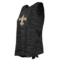 Débardeur à nouer dans le dos noir New Orleans Saints pour femme Era