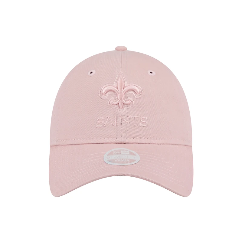 Women's New Era Light Pink New Orleans Saints Main 9TWENTY Adjustable Hat Main 9TWENTY Adjustable Hat