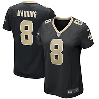 Maillot de joueur retraité Nike Archie Manning pour femme, noir, New Orleans Saints Game