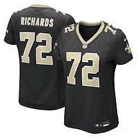 Maillot Nike Asim Richards noir pour femme des Saints de la Nouvelle-Orléans